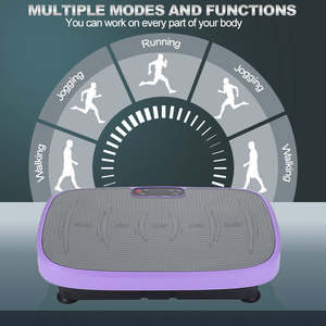 Macchina per esercizi per esercizi con piastra sportiva per tutto il corpo macchina per il Fitness per l'esercizio musicale vibrare piastra - Product Image 3