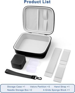 Étui de voyage rigide en EVA, organiseur portable pour diabétiques, kit de bandelettes de test de glycémie, stylos à insuline, flacons - Product Image 6