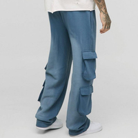 Pantalons de survêtement Loose Distressed Brodés 6 Pocket Acid Washed Cago Pantalons pour hommes Pantalons et pantalons pour hommes