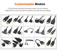 Kabel HDMI Ultra tipis, kabel HDMI Ultra tipis 20 Pin HDMI 1080p jantan ke jantan, konduktor Ccs 1.4v ramping datar
