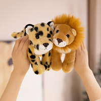 Fabricants en gros de jouets en peluche Kawaii, animaux en peluche personnalisés, animaux de la jungle en peluche, super doux, en coton PP, accessoires, aspirateur