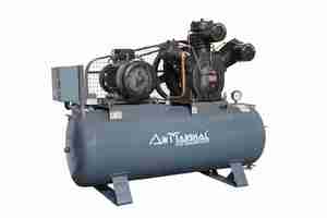 Compresor de Aire Industrial de Dos Etapas con Tanque Receptor de Aire, Compresor de Pistón de Alta Resistencia para Uso en Talleres y Fábricas - Product Image 5