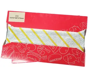 Popular Kitchen Food Grade Paper Sheets With Honeycomb Burger Aluminum Foil Soft Printed Pop Up Foil Sheets Wrapping Sheets 8011