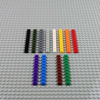 BLOCKMOC 4477 Plaque 1x10 Classique Blocs de Construction en Plastique Jouets Créatifs pour Enfants 6+ Ans Compatible MOC Certifié Sûr Personnalisé