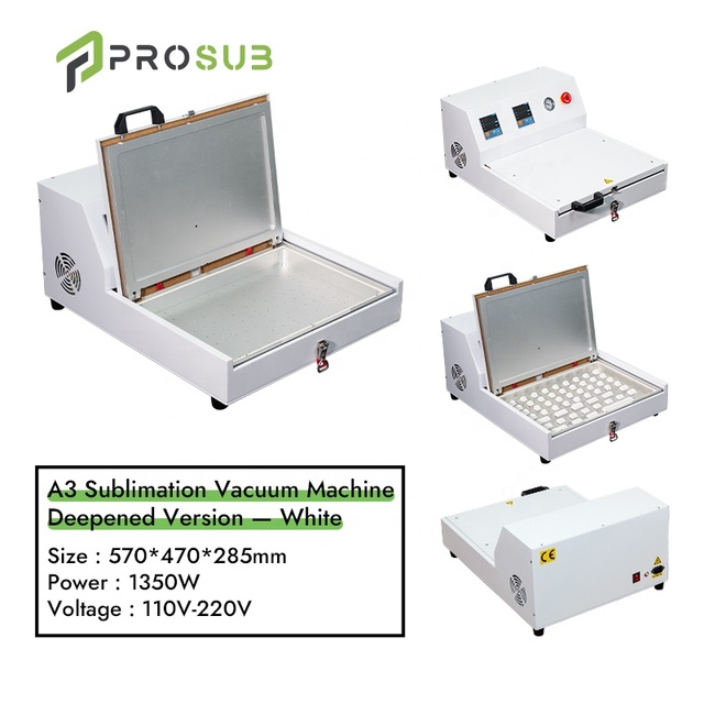 Prosub Factory Wholesale Keycaps Heat Transfer Printing Machine for A3 Film Print Keycap Making Dye Sublimation Vacuum Machine