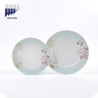 Assiette à dîner en céramique écologique de bonne qualité, couleur, nouveau design, bon marché, porcelaine d'usine de style européen
