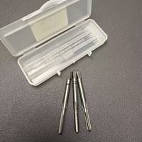 Jeu de 3 tarauds coniques à pointe spirale M3-M10 DIN352, filetage métrique HSS, tarauds à filetage droit pour acier et acier inoxydable