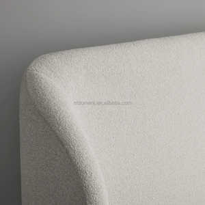 <span class=keywords><strong>Cama</strong></span> Moderna y Acogedora con Estructura de Acero Tapizada y Suave, Diseño Elegante y Contemporáneo - Product Image 5