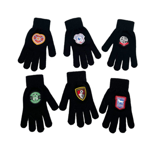 Promozione guanti personalizzati invernali spessi in acrilico a maglia guanti personalizzati ricamati con Logo Patch guanti - Product Image 2