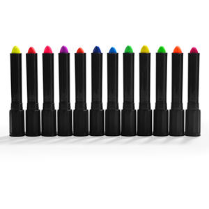 "Kit trucco LISI 12 colori Neon luce nera UV Glow Body Paint <span class=keywords><strong>con</strong></span> <span class=keywords><strong>pastelli</strong></span> fluorescenti per il viso" - Product Image 3