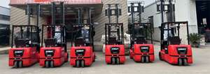 Carretilla elevadora de 3 ruedas con certificado CE, carretilla elevadora eléctrica pequeña de 1,5 toneladas y 2,0 toneladas, carretilla elevadora de 3 ruedas para pasillo estrecho para contenedor - Product Image 3