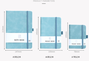 Carnet Minimaliste en Cuir Souple avec Sangle, Mini Carnet de Notes, Cahier avec Impression de Logo pour Vente en Gros - Product Image 6