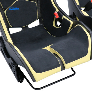 Asiento de Carreras Universal Personalizado de Cuero Nappa Impermeable con Fibra de Carbono para Mclaren 570 - Product Image 4