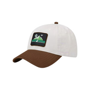 Casquettes de baseball structurées à deux tons Performance, 6 panneaux, snapback incurvé, logo en caoutchouc, casquettes de sport pour hommes et femmes, décontractées, course à pied - Product Image 3