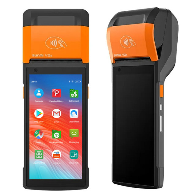 Sunmi V2 V2S Android 11 4G Wireless Data Sports Betting Pos System Handheld Order Devices Bus Electronic Ticketing Machine Pos