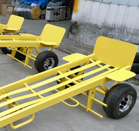 Chariots et chariots à main commerciaux à cadre métallique large, capacité 600 kg, pour la location de structures gonflables