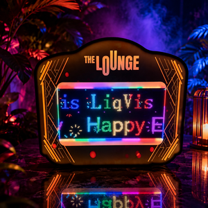 LiqVis Novità: Espositore Luminoso con Schermo Digitale che Cambia Colore, Presentatore di Bottiglie LED per Feste e Bar - Product Image 1