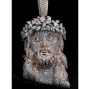 High Quality Moissanite Diamond Pendant 925 Silver Fashion Jewelry for Women Factory Direct Manufacturer Available At Best Price - Product Image 1