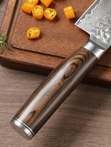 Couteau de cuisine japonais de qualité supérieure en acier Damas VG10, couteau Kiritsuke, couteau <span class=keywords><strong>à</strong></span> découper la viande, couteau utilitaire, couteau <span class=keywords><strong>à</strong></span> éplucher, ensemble de couteaux de chef - Product Image 3