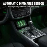 Panneau de commande 6 interrupteurs avec capteur de gradation automatique, double relais 30A, système de contrôle de circuit électrique 80A pour 4x4, tout-terrain, marine, camping-car