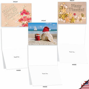 Set di carte di ringraziamento con stampa a colori con 350 Gsm bianco <span class=keywords><strong>buste</strong></span> di carta Kraft Logo personalizzato Business <span class=keywords><strong>regalo</strong></span> di Natale - Product Image 4