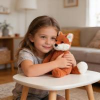 Peluches Jelly Cat Fox, jouets en peluche, chaton renard timide, peluches mignonnes, animaux de la forêt, jouets en peluche doux, poupées en peluche pour cadeau d'anniversaire