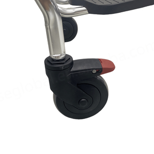 Silla de Baño Médica CAREME CA603S, Plegable, Altura Ajustable, Estable, Segura, para Uso en Baños para Personas con Discapacidad, con Ruedas, Capacidad de 120 kg - Product Image 6