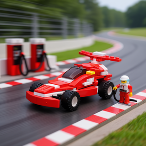 Speed Champions 0450 Inertia Power Car 144pcs 3in1 Building <b>Block</b> Set for Ages 6+ - Product Image 3