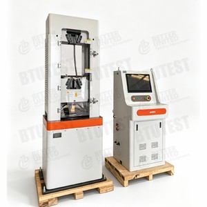เครื่องทดสอบแรงดึงเหล็กไฮดรอลิกแบบหกเสา สองช่องว่าง มาตรฐาน ASTM 100-2000KN แบบหกเสา ความแข็งแกร่งสูง UTM - Product Image 5