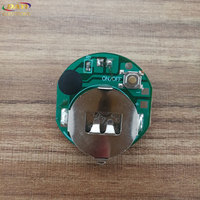 Module lumineux LED mince à piles avec installation facile, bouton clignotant et ruban adhésif