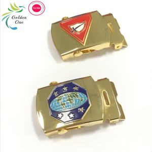 Hardware su propio logotipo Western metal pin Etiqueta Privada Pathfinder Hebilla de cinturón para regalo - Product Image 1
