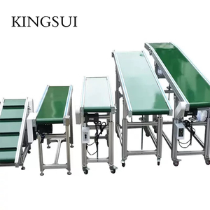 Système de convoyeur à bande en PVC personnalisable, fabrication OEM, antistatique, capacité de charge de 300 kg, certifié CE ISO, vitesse de 120 m/min, automatique - Product Image 3