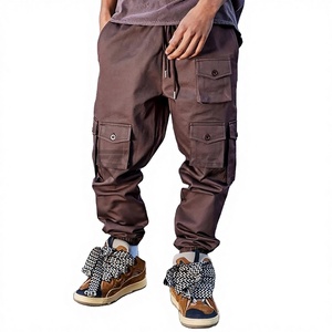 กางเกงวอร์มลำลองคุณภาพสูง เอวยางยืด ทรงตรง น้ำหนักเบา เหมาะสำหรับวิ่งจ๊อกกิ้ง  แบบถักโครเชต์  รับผลิตตามแบบ OEM  แบบมีกระเป๋าข้าง - Product Image 4