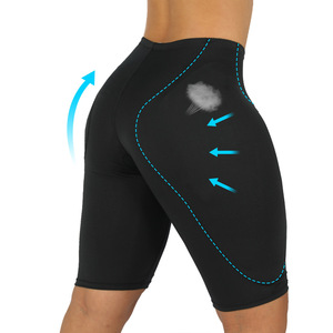 Women's <b>Hip</b> Enhancing Butt Lifting Shaping Pants Plus Size With <b>Pads</b> Dark Skin Color Polyester Fabric - Product Image 3