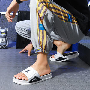 Chaussons d'été légers pour hommes en EVA, <span class=keywords><strong>semelle</strong></span> épaisse, dessus en maille, tendance, pour la maison, la plage, <span class=keywords><strong>semelle</strong></span> souple, chaussons pour couples - Product Image 4