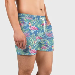 Celana renang desainer bayi cetakan sublimasi celana pantai Polinesia celana renang kustom anak-anak berenang celana pendek bermerek