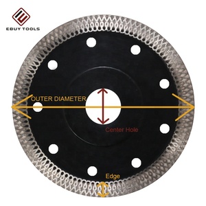 <span class=keywords><strong>Lame</strong></span> de scie circulaire diamantée turbo professionnelle pour la découpe de granit et le meulage du béton - Product Image 4