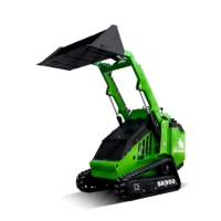 Mammut 25hp 30hp 40hp 50hp Skid Steer Loader Différents accessoires 4 moteur hydraulique Skid Steer Loader