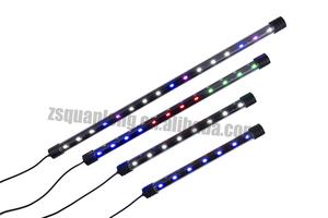 Quanlong T4 LED水族館アクセサリーライト水中海洋魚タンクランプ2列WRGB水族館魚タンク用 - Product Image 4