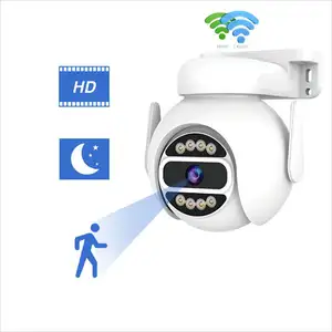 Spotlight Auto Tracking 2-weg Audio Ip66 Waterdicht Huis Beveiliging 1080P Zoom Bewakingskoepel 2.4/5 Ghz Wifi Ptz Ip Camera