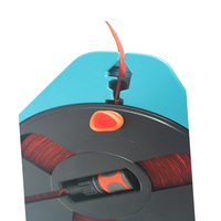 Ensemble de tambour de tuyau d'arrosage en plastique Anti-UV haute durabilité de 15M et 20M avec pulvérisateur à gâchette à connecteur rapide et conception plate plus légère