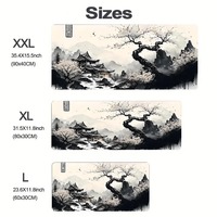Peinture traditionnelle chinoise arbre Artsitic beau PC tapis de souris de jeu Gamer tapis Teclado tapis tapis de bureau d'ordinateur portable tapis