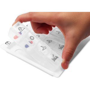 Organizzatore settimanale per pillole, 4 dosi, portapillole portatile PEPE P40003 - Product Image 2