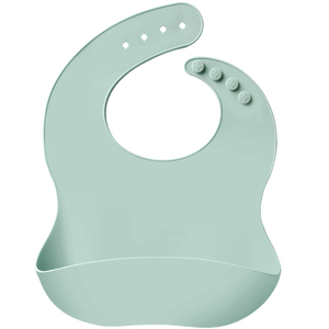 Bavoir d'alimentation pour bébé, imperméable, super doux, en silicone tricoté, anti-bavures et anti-salive, design 3D large - Product Image 3