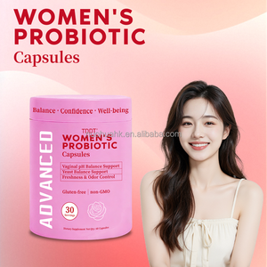 Cápsulas Probióticas para Mujeres, Suplemento para el Equilibrio del pH Vaginal, Equilibrio de la Flora Vaginal, Control de Olores, Sin Gluten, Sin OMG - Product Image 1
