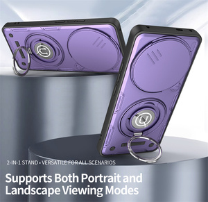 Coque de téléphone antichoc à chargement magnétique sans fil avec protection d'objectif coulissant anti-chute, modèle 2026, pour <span class=keywords><strong>HONOR</strong></span> 600 LITE - Product Image 5