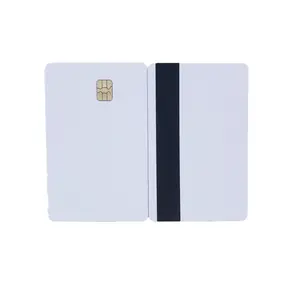 גבוהה באיכות סטנדרטי אשראי כרטיס גודל הזרקת דיו להדפסה SLE4428 שבב כרטיס עם Hico 3-מסלול פס מגנטי