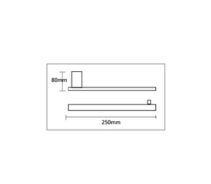 HONGDEC Portasciugamani da Parete Moderno per Bagno d'Hotel in <span class=keywords><strong>Acciaio</strong></span> Inox 304 <span class=keywords><strong>Cromato</strong></span> Ecologico - Product Image 6