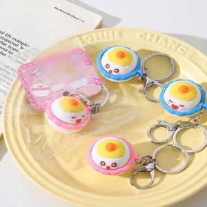 Porte-clés anti-stress amusants et mignons en vrac, porte-clés à bouton-poussoir en forme de riz pour les fêtes et les cadeaux de rentrée scolaire - Product Image 1