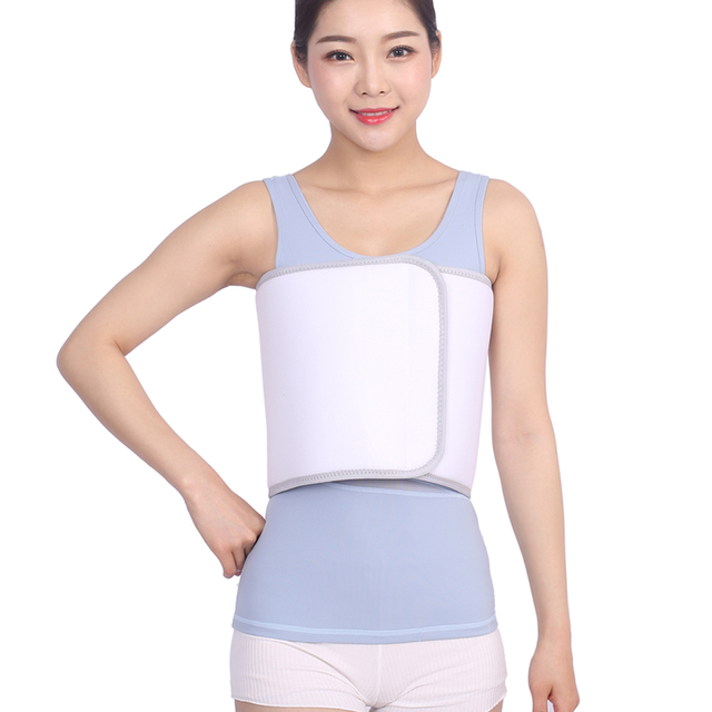 Medical Chest Binder for Post-Surgery Compression and Support Physiotherapy Rib Fixation Strap